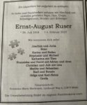 eine Anzeige