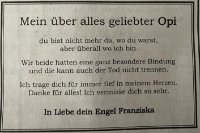 eine Anzeige