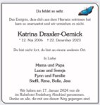 eine Anzeige